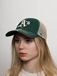 Бейсболка 47 BRAND арт. B-TRWLR18GWP-VG Oakland Athletics MLB (зеленый)